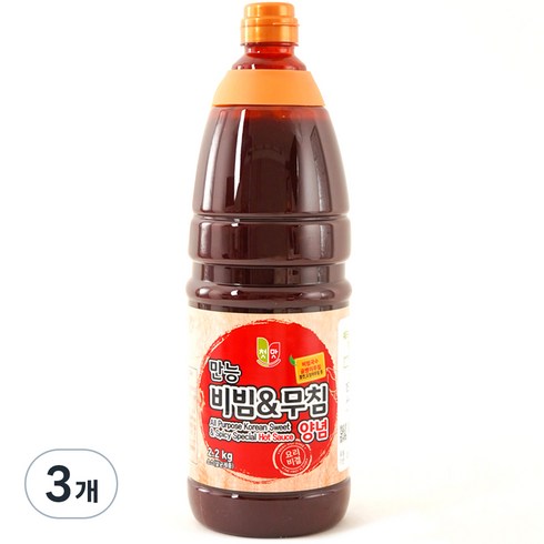 청우식품 비빔무침양념 2.2kg, 3개