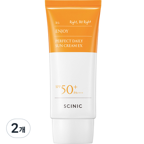 2023년 가성비 최고 싸이닉선크림 - 싸이닉 엔조이 데일리 선크림 SPF50+ PA++++, 2개, 50ml