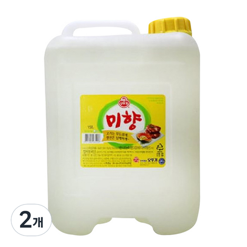 미향 - 오뚜기 미향, 15L, 2개