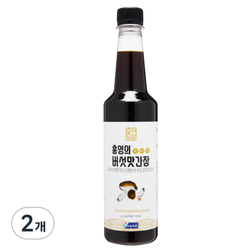 서광복 대게맛간장 500ml x5병  버섯맛간장 500ml x1병  총  6병 - 홍영의 어간장 버섯맛간장, 500ml, 2개