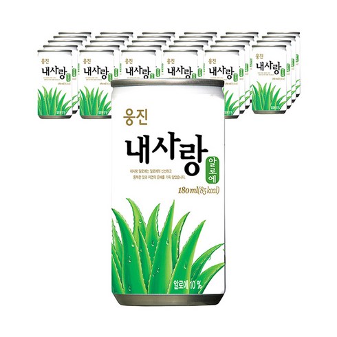 웅진 내사랑 알로에, 180ml, 30개