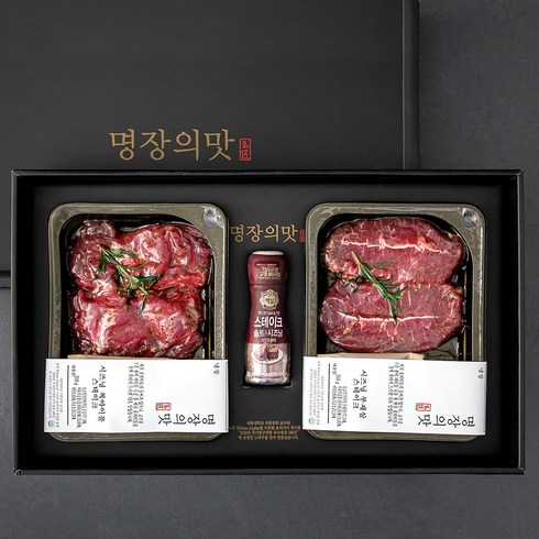 명장의맛 시즈닝 스테이크 파티세트, 700g, 1세트