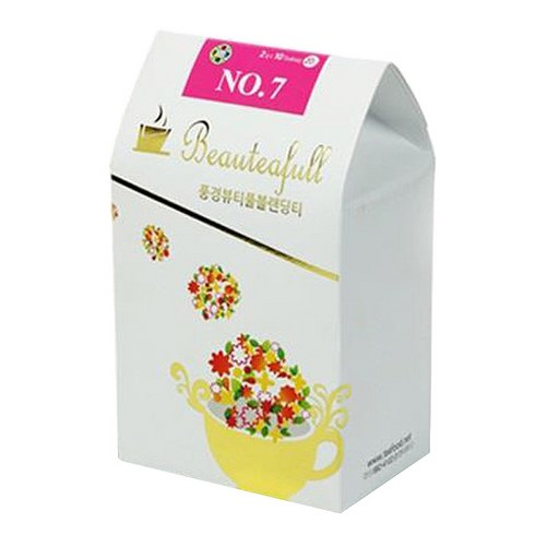 [풍경있는 차]본연의 향이 살아있는 블렌딩茶 NO.7호(녹차+매화차/삼각티백), 2g, 10개입