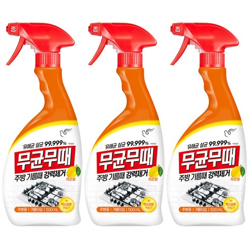 무균무때 주방용, 500ml, 3개