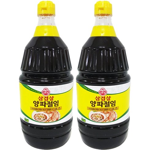 오뚜기 삼겹살 양파 절임 소스, 2.1kg, 2개