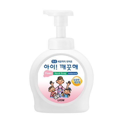 아이깨끗해 핸드워시 레몬향, 490ml, 1개