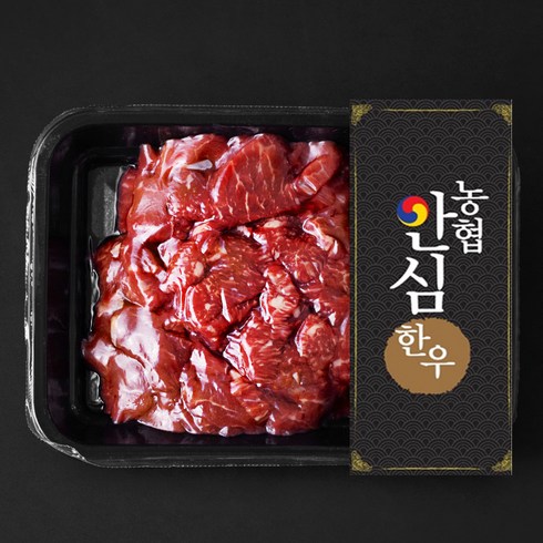 2023년 가성비 최고 한우 - 농협안심한우 정육 세절 1등급 국거리용 (냉장), 300g, 1팩