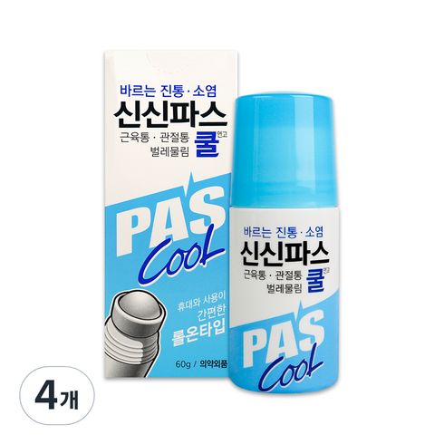 신신제약 신신파스 쿨 연고 60g, 1개입, 4개