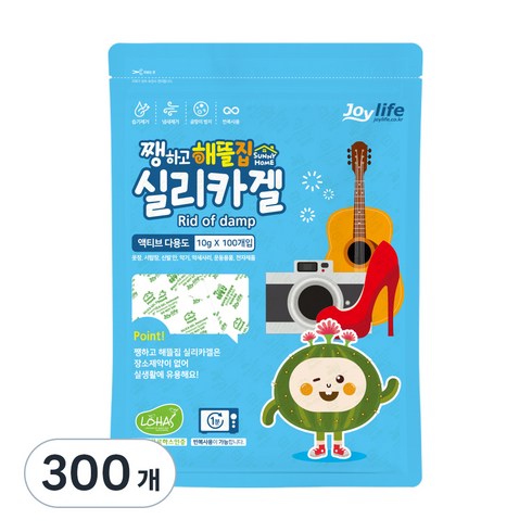 실리카겔앨범 - 쨍하고해뜰집 실리카겔 액티브다용도 습기제거제 종이 10g x 100p, 300개