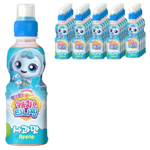 웅진 캐치 티니핑 사과맛, 24개, 200ml