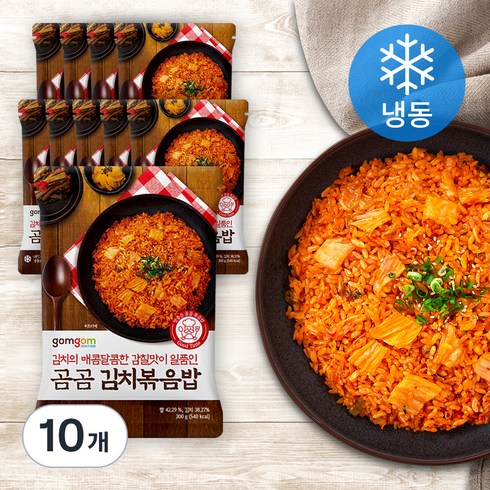 볶음밥 - 곰곰 김치볶음밥 (냉동), 300g, 10개