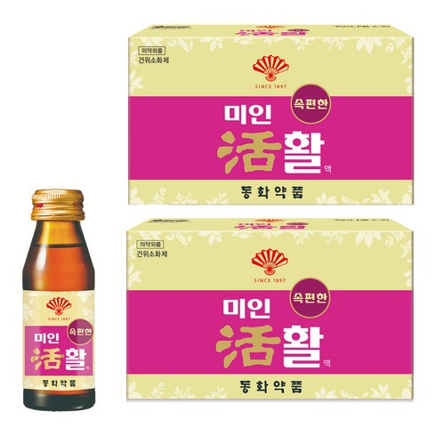 텀스소화제 - 부채표 미인활 여성소화제, 75ml, 20개