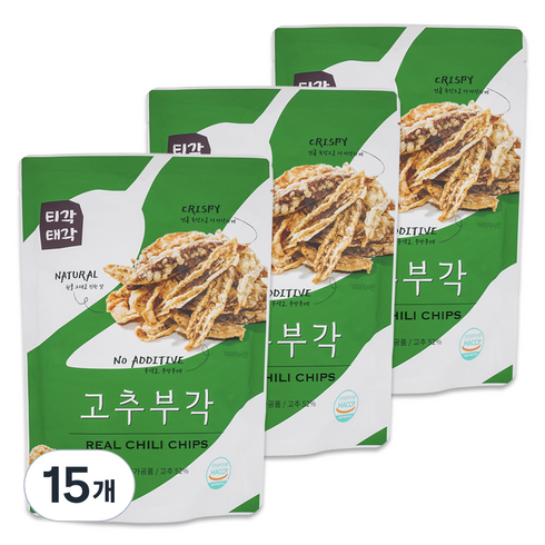 고추부각 - 티각태각 고추부각, 60g, 15개