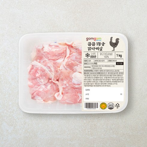 닭다리살정육 - 곰곰 1등급 닭다리살 (냉장), 1kg, 1개