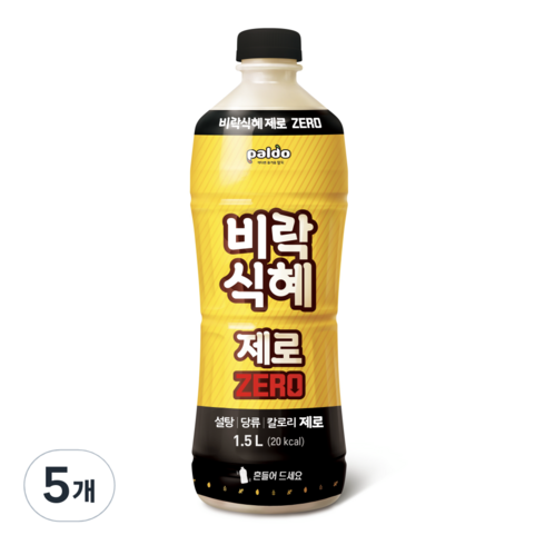 팔도 비락식혜 제로, 5개, 1.5L