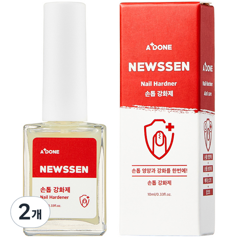 에이플던 뉴센 손톱 강화제, 10ml, 2개
