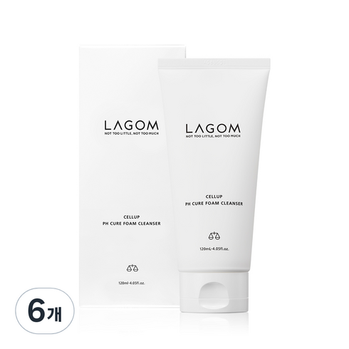 라곰 셀럽 피에이치 큐어 폼 클렌저, 6개, 120ml