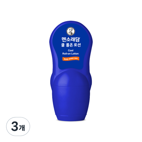 안티푸라민로션 - 멘소래담 쿨 롤 온 바디로션, 50ml, 3개