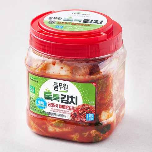 풀무원김치 - 풀무원 톡톡 전라도식 썰어담은 김치, 1.2kg, 1개