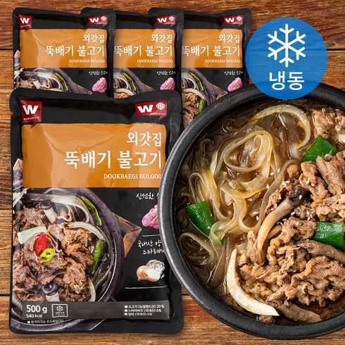 치킨쿠폰 - 외갓집 뚝배기 불고기 (냉동), 4개, 500g