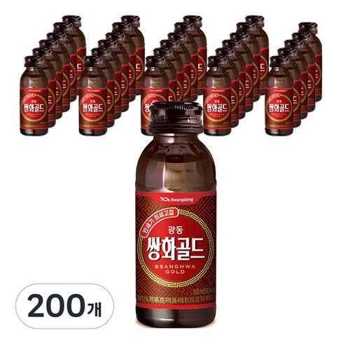 광동 쌍화골드, 100ml, 200개