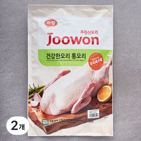 맛있는家  전통 오리탕 800gx8팩 총 6.4kg - 주원산오리 무항생제 인증 건강한오리 통오리, 2.2kg, 2개