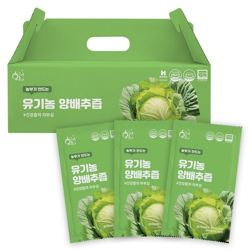 황금이네 유기농 양배추즙 100ml 30포, 3000ml, 1개