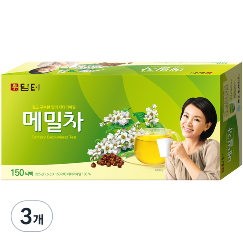 담터 메밀차, 1.5g, 150개입, 3개