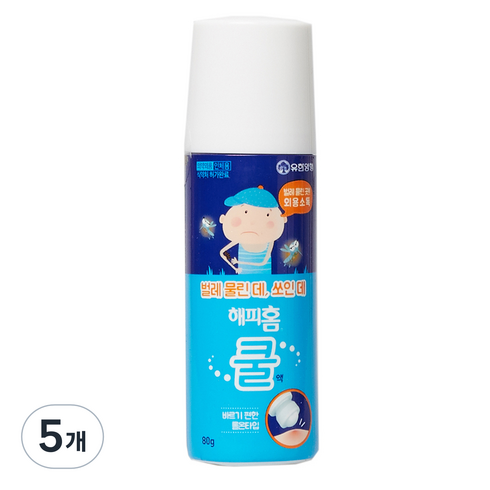 해피홈쿨액 - 해피홈 쿨액 살균제, 80g, 5개