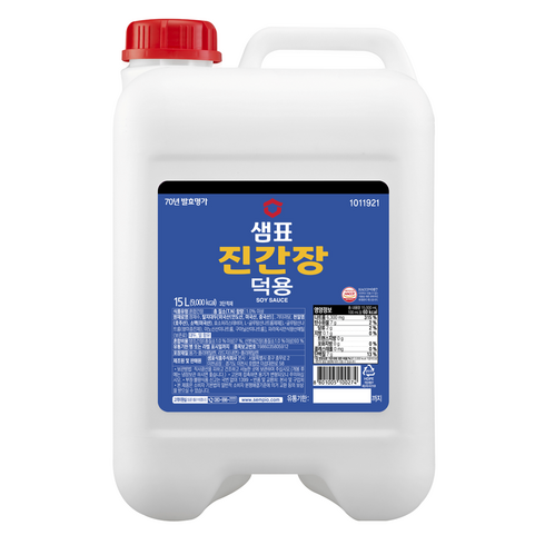 [샘표] 진간장덕용 15L, 1개