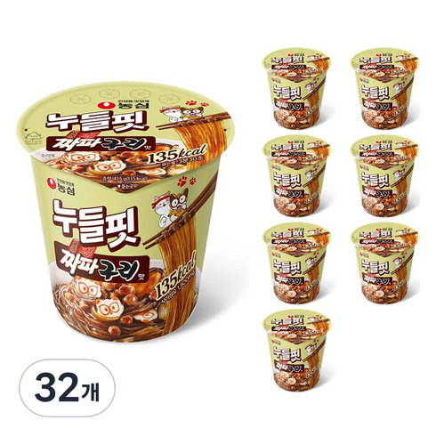 누들핏짜파구리 - 누들핏 짜파구리맛 41.5g, 32개