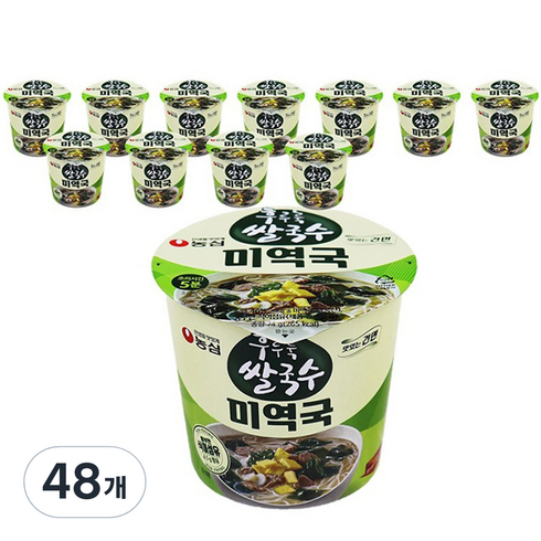 후루룩 쌀국수 미역국, 74g, 48개