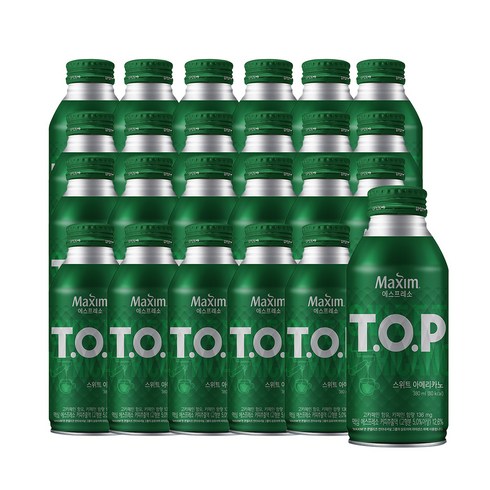 top커피 - 티오피 스위트 아메리카노, 380ml, 24개