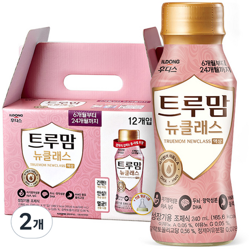 일동후디스 트루맘 뉴클래스 액상분유 2단계 240ml, 24개