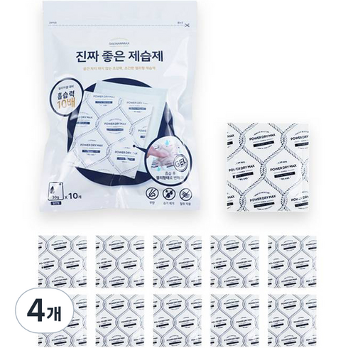 새남맥스 진짜 좋은 제습제 일반형 10p, 300g, 4개