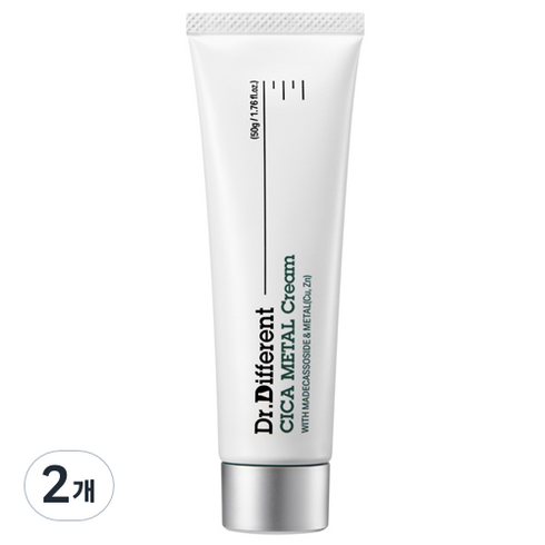 닥터디퍼런트 시카 메탈 크림, 50g, 2개