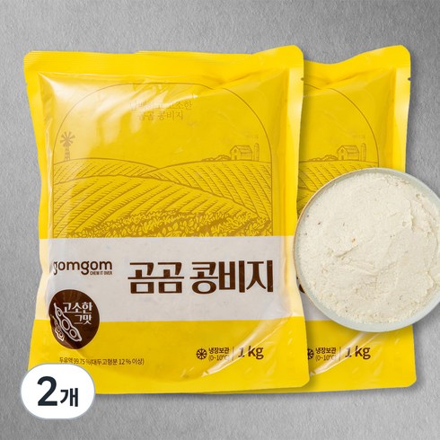 곰곰 콩비지, 1kg, 2개