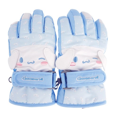 2023년 가성비 최고 키즈스키장갑 - 산리오 시나모롤 아동용 입체패턴 방한장갑 양손세트 MGHKG50065