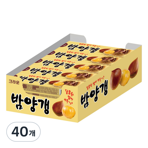 밤양갱, 50g, 40개