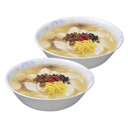 코렐 보라꽃 냉면기/ 떡국기(대), 혼합색상, 2개