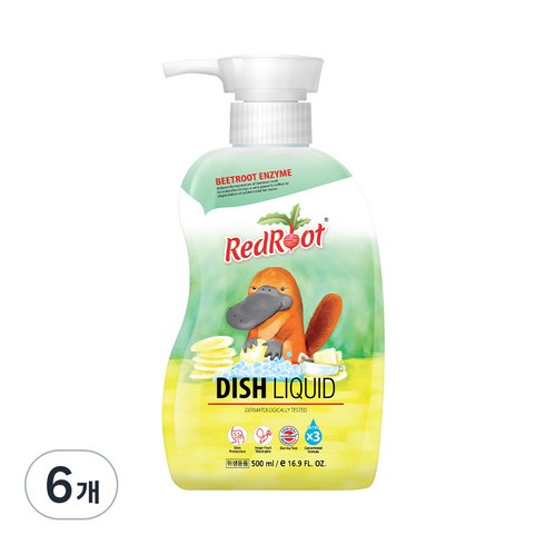 레드루트주방세제 - 레드루트 주방세정제, 500ml, 6개