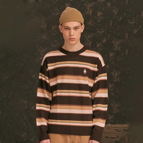 후아유 스티브 플레인 스웨터 WHKAA4T11U