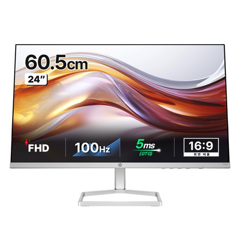 hp모니터 - HP FHD 주사율 100Hz 3년 워런티 모니터 블랙, 60cm, 524sf-94C18AA