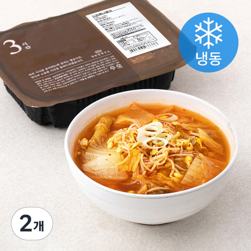 집반찬연구소 김치콩나물국 (냉동), 650g, 2개