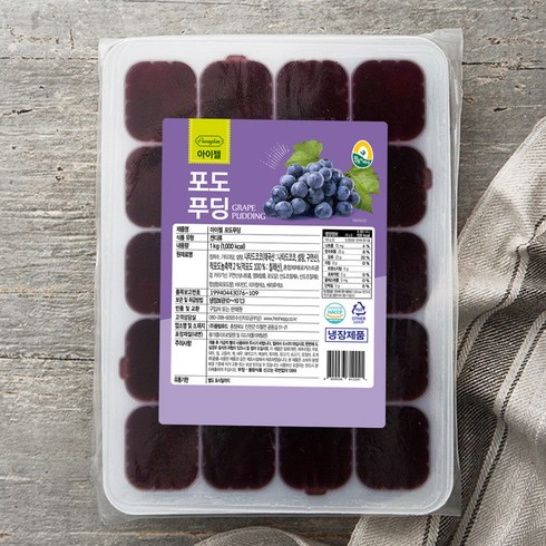 풍요한아침 아이젤 포도푸딩 20개입, 1kg, 1개
