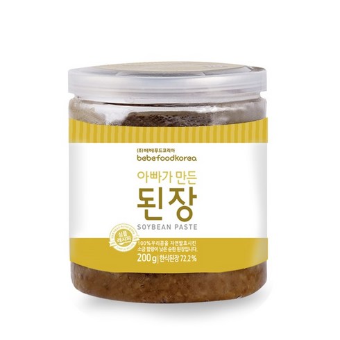 베베푸드 아빠가 만든 된장 200g, 한식 된장, 1개