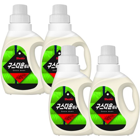 샴푸코트 - 쉬슬러 구스다운워시 전용 세탁세제 본품, 650ml, 4개