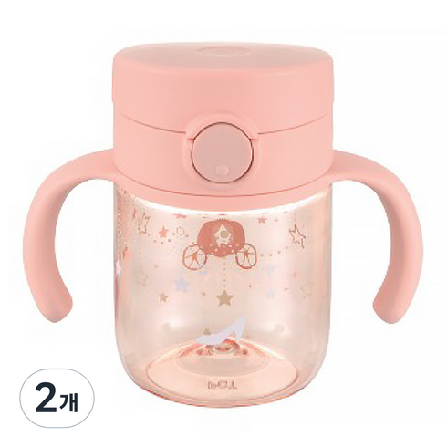 릿첼아스타 - 릿첼 아스타 드링킹컵, 200ml, 2개, 코럴핑크