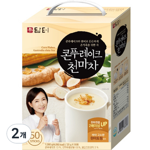 담터 콘푸레이크 천마차, 20g, 50개입, 2개