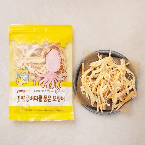 버터오징어 - 곰곰 땅콩버터를 품은 오징어, 130g, 1개